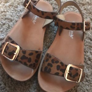 Boutique sandals leopard print